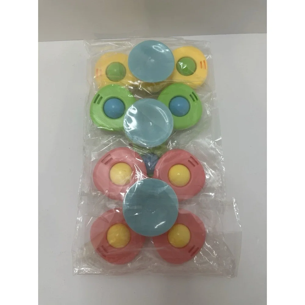Strong Suction Cup Fidget Rotating Sensory Bath Toys for Baby Christmas Stocking